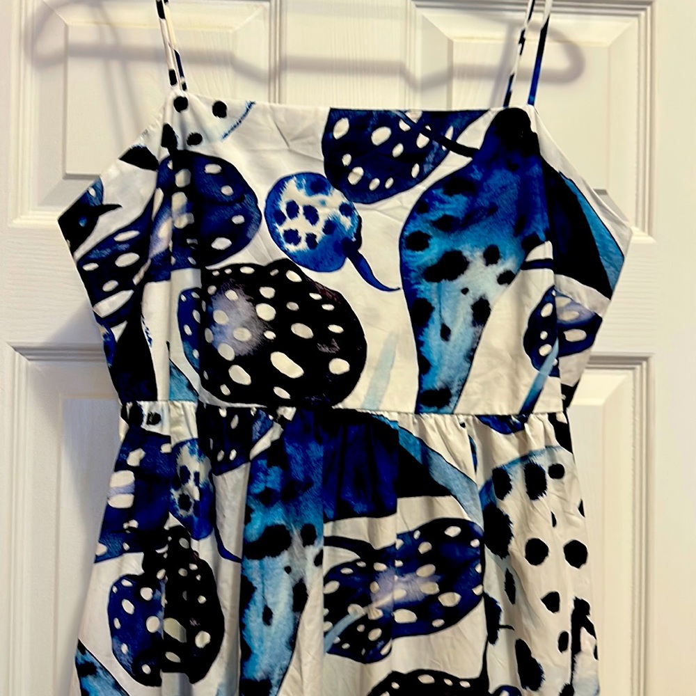 NWT Farm Rio Size Large Mantas Maxi Dress.